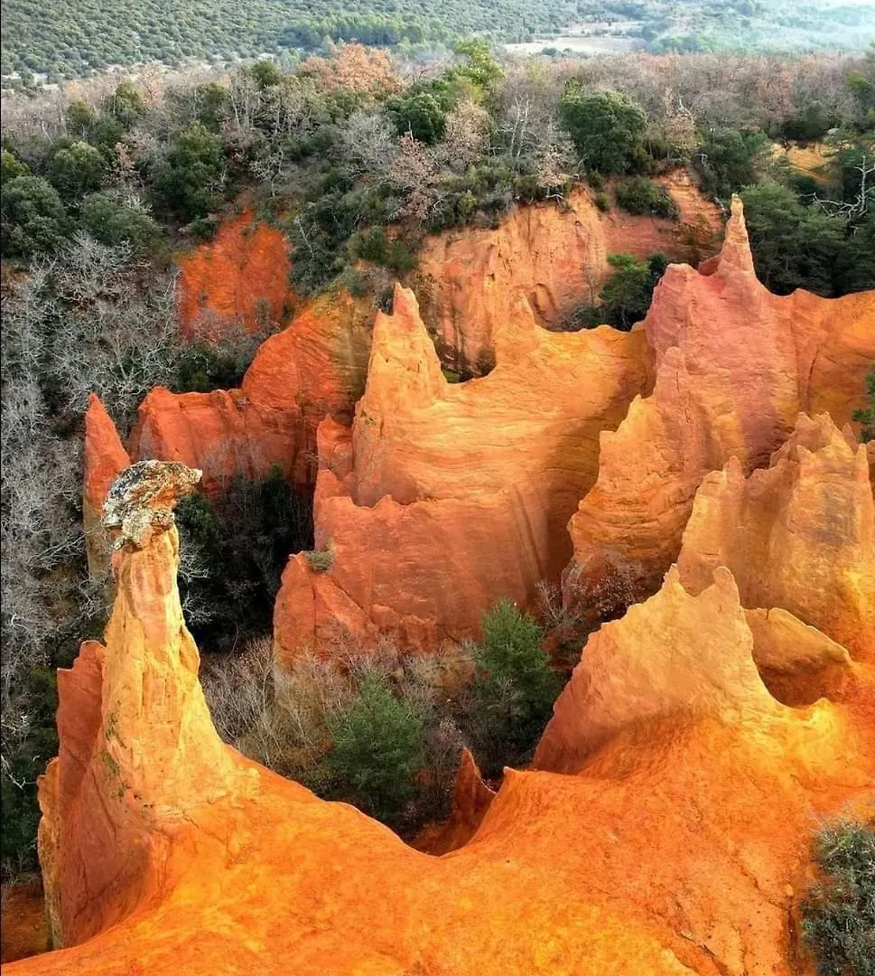 Gite Aux 4 Saisons Du Colorado Provencal - 3 Etoiles - Rustrel Dom wakacyjny